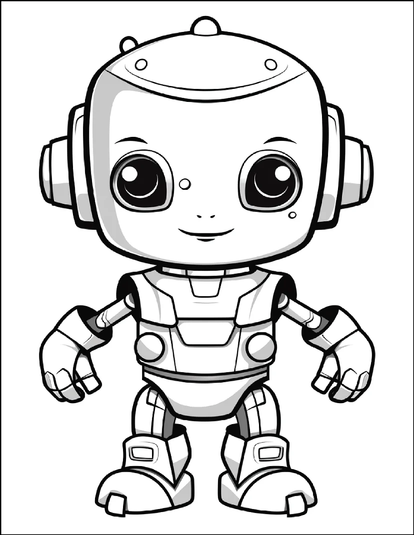 Desenhos de Robôs para colorir 52
