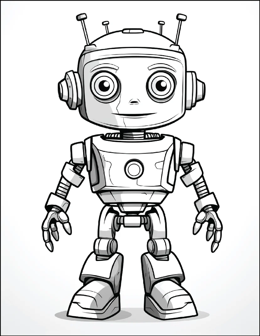 Desenhos de Robôs para colorir 53