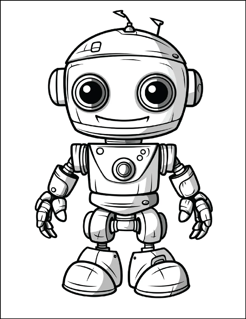 Desenhos de Robôs para colorir 55
