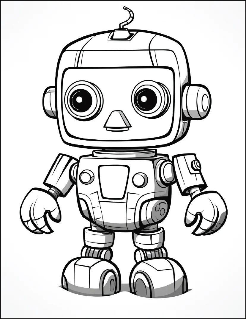 Desenhos de Robôs para colorir 57