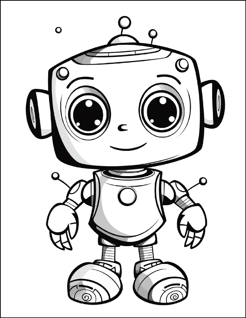 Desenhos de Robôs para colorir 58