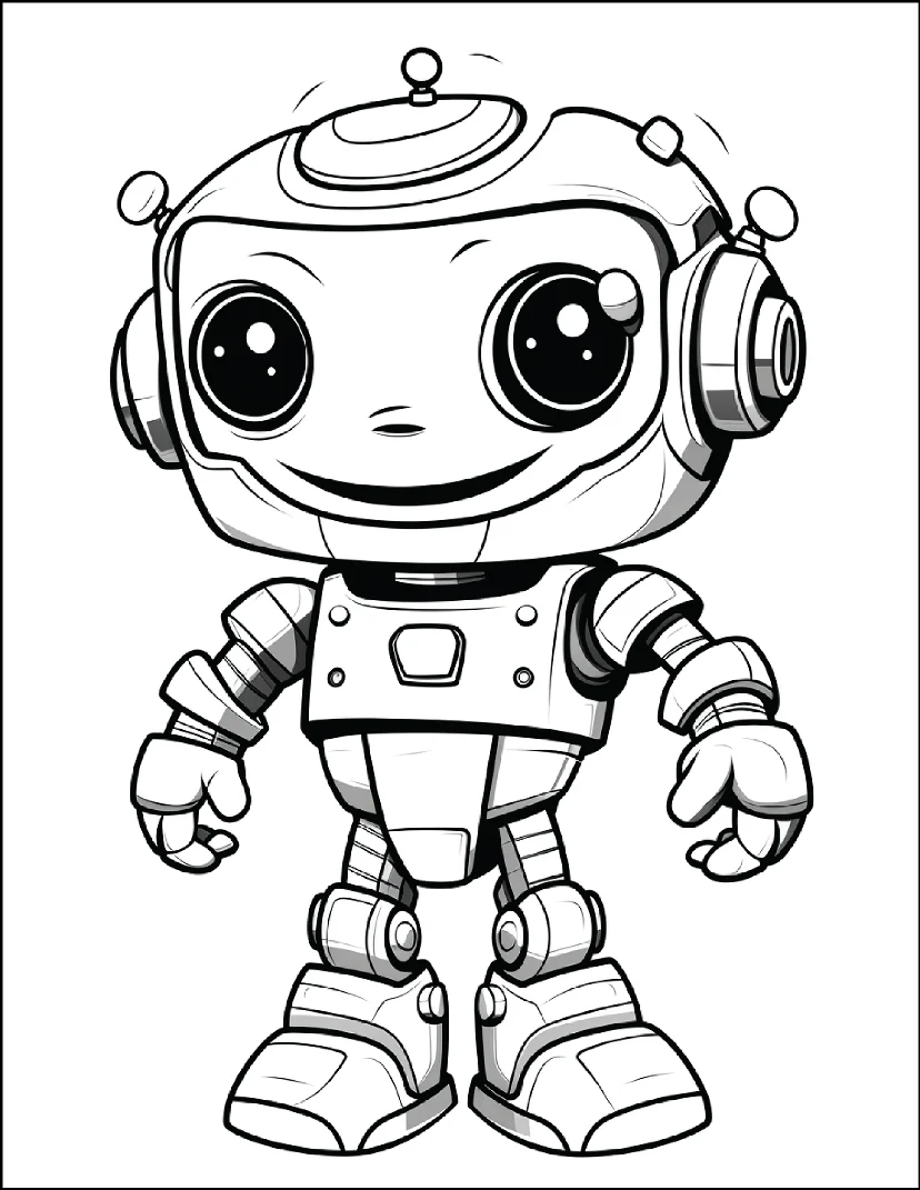 Desenhos de Robôs para colorir 59