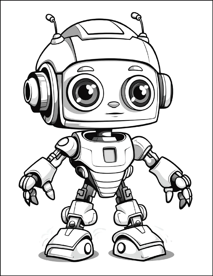 Desenhos de Robôs para colorir 60