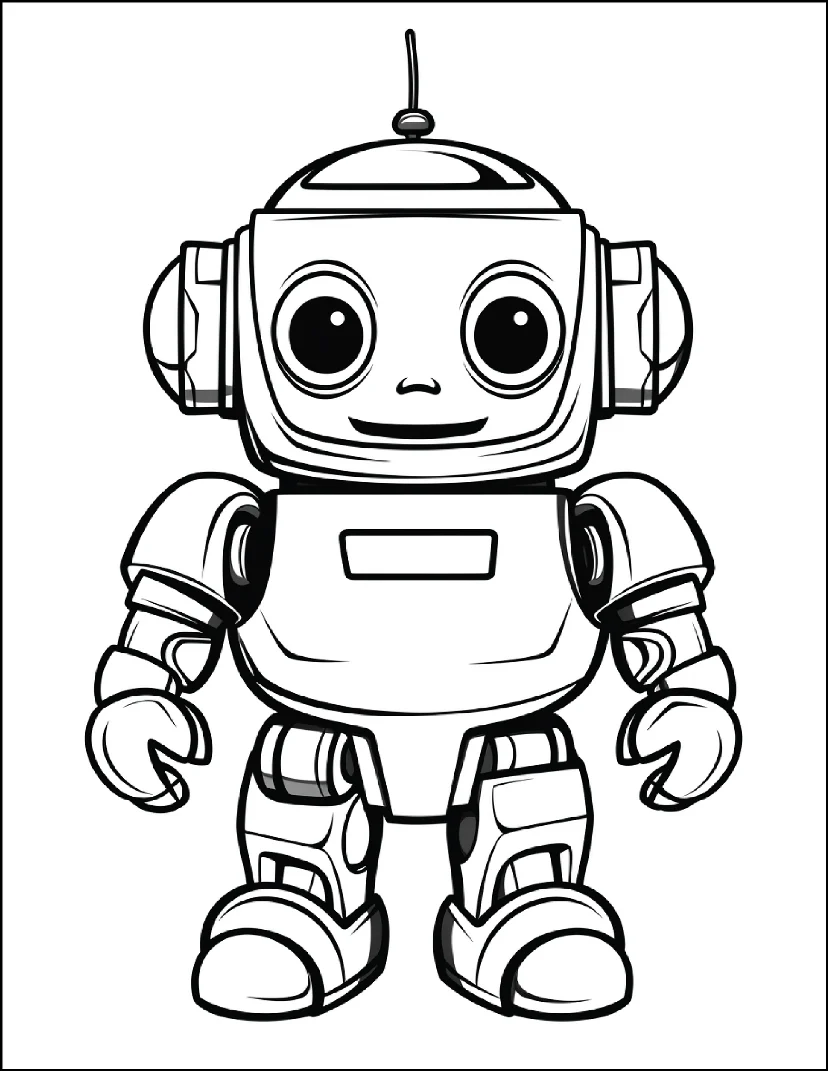 Desenhos de Robôs para colorir 61