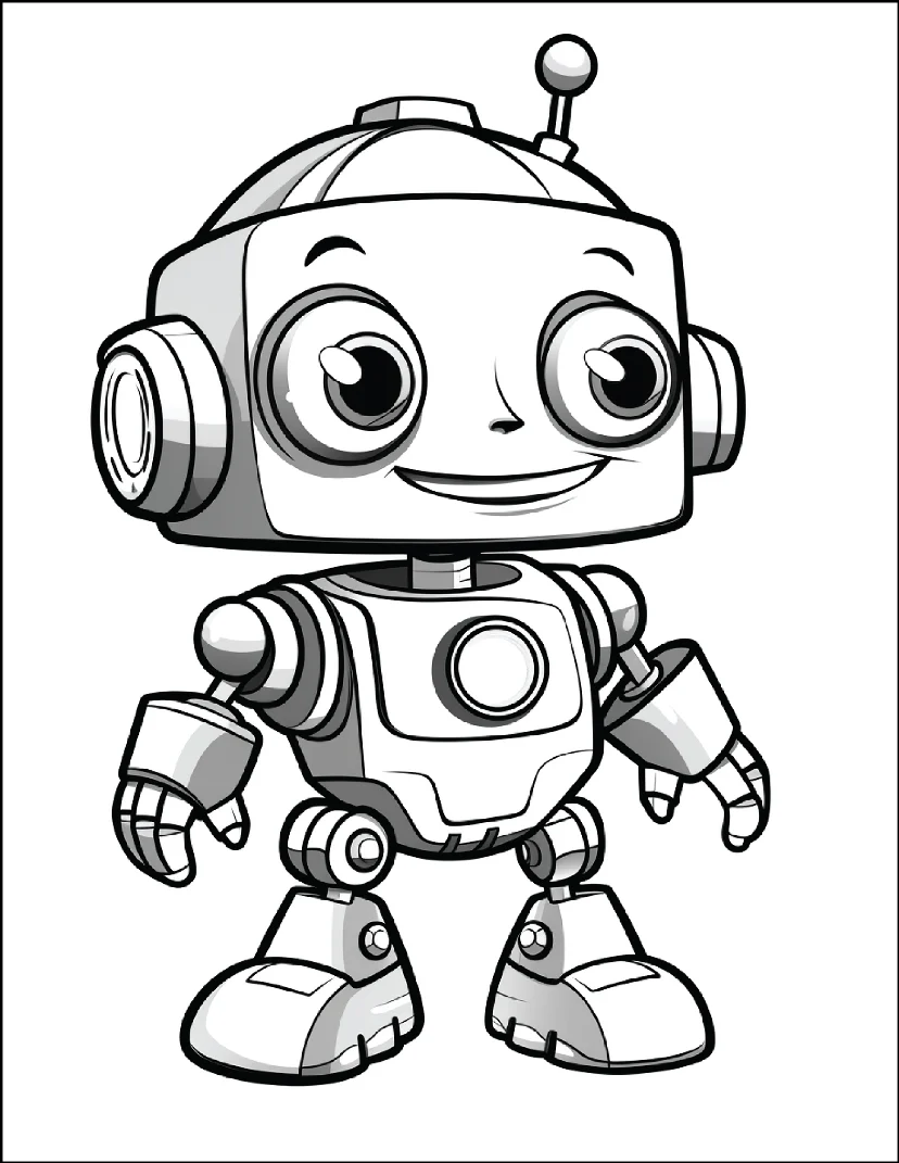 Desenhos de Robôs para colorir 62