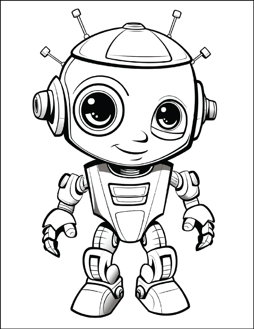 Desenhos de Robôs para colorir 63