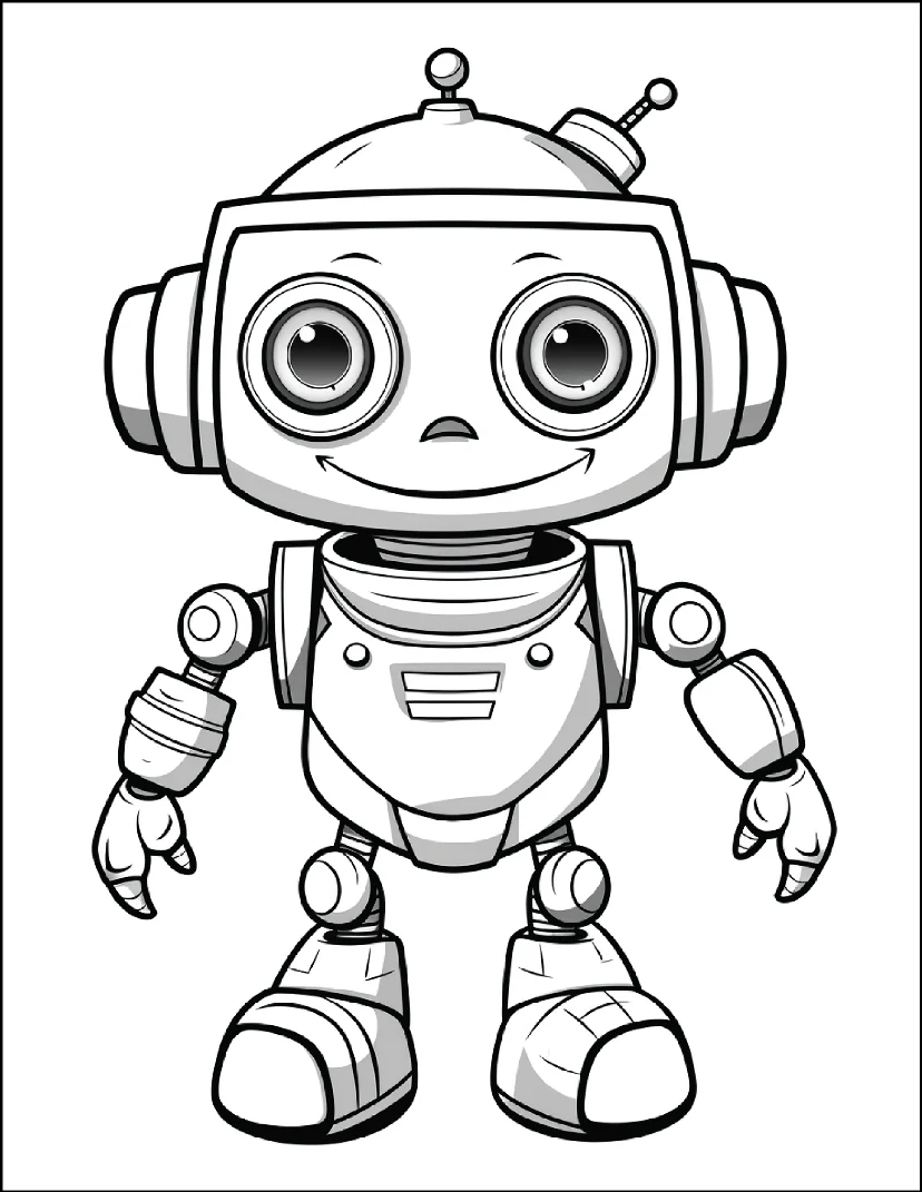 Desenhos de Robôs para colorir 66