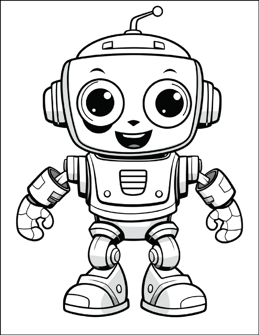 Desenhos de Robôs para colorir 67
