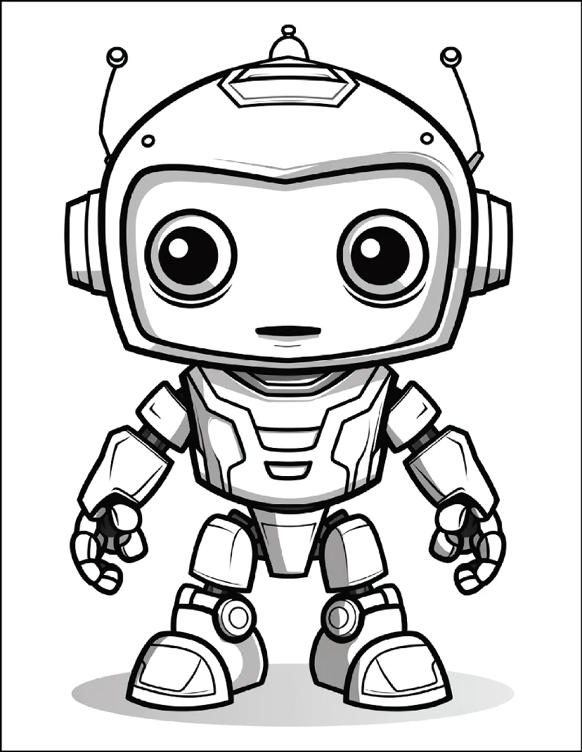 Desenhos de Robôs para colorir 69