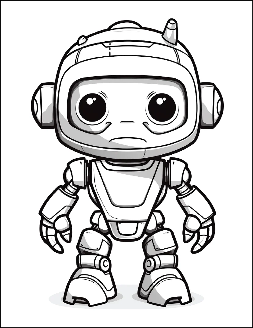 Desenhos de Robôs para colorir 71