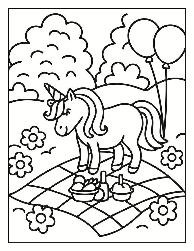 Desenhos de Unicórnios para colorir 121