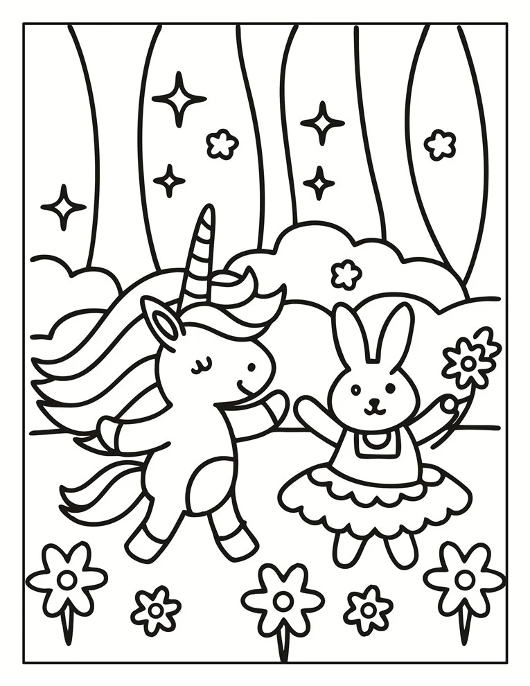 Desenhos de Unicórnios para colorir 127