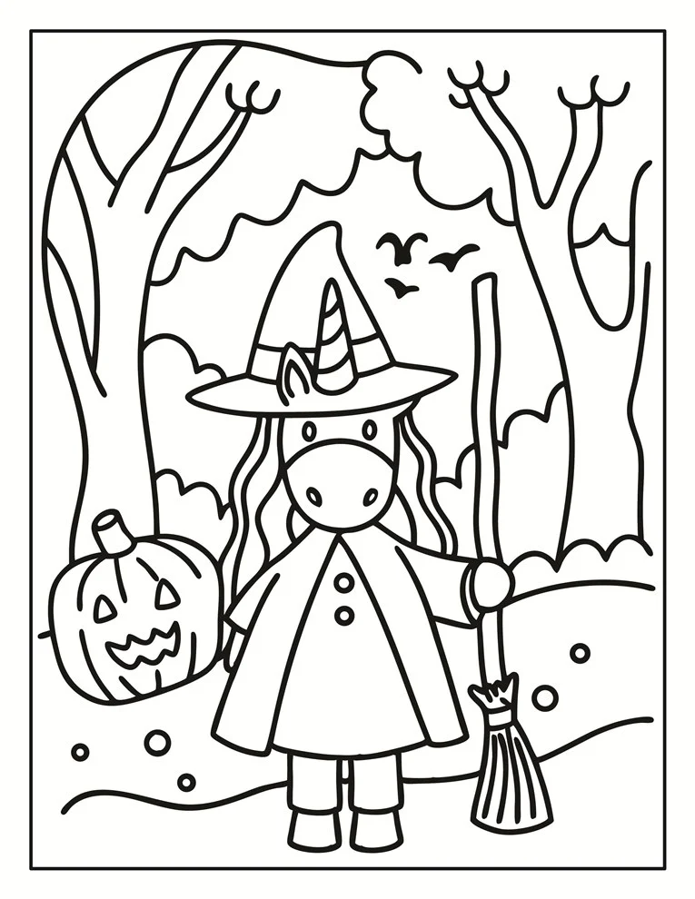 Desenhos de Unicórnios para colorir 130