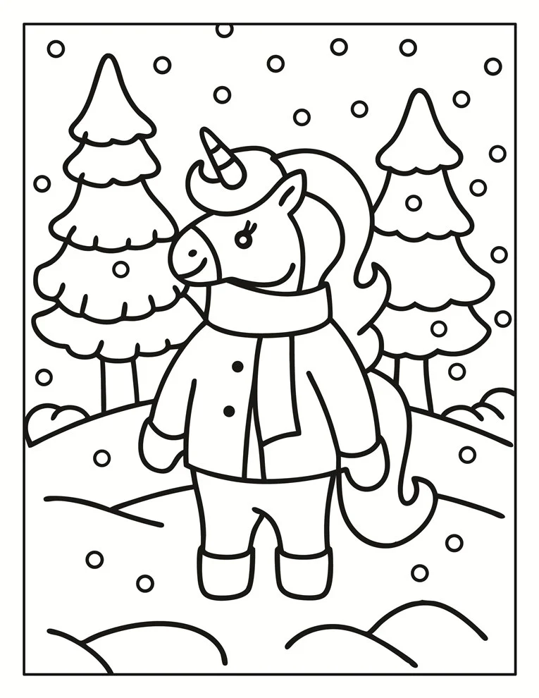 Desenhos de Unicórnios para colorir 131
