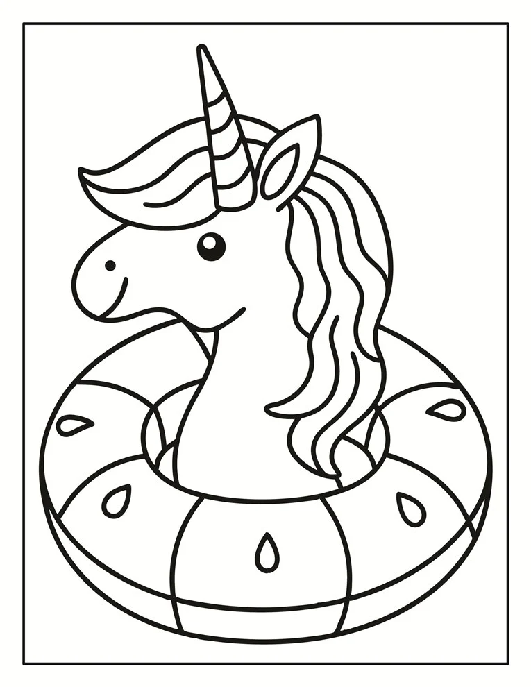 Desenhos de Unicórnios para colorir 133