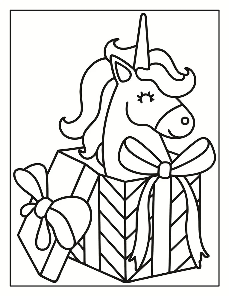 Desenhos de Unicórnios para colorir 137