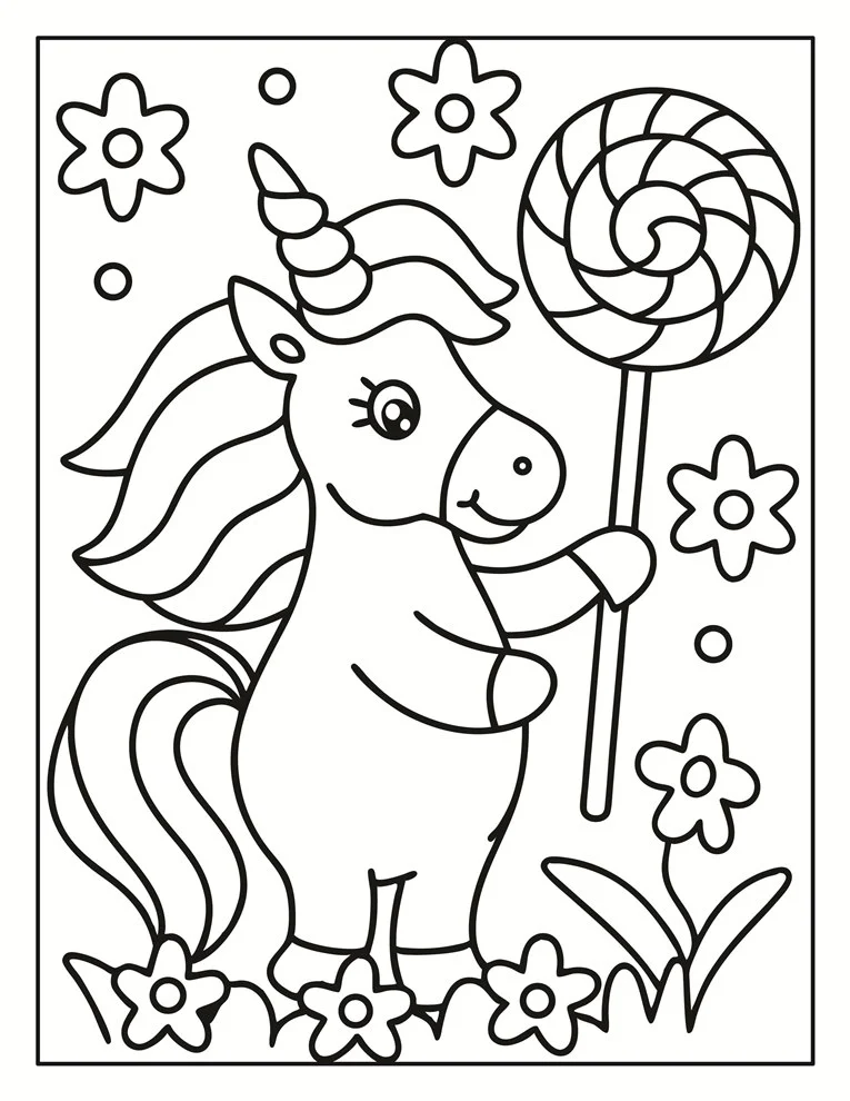 Desenhos de Unicórnios para colorir 138