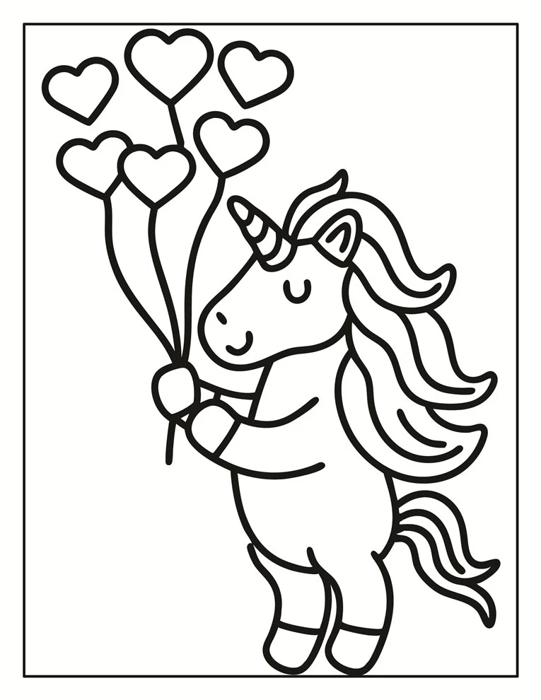 Desenhos de Unicórnios para colorir 139