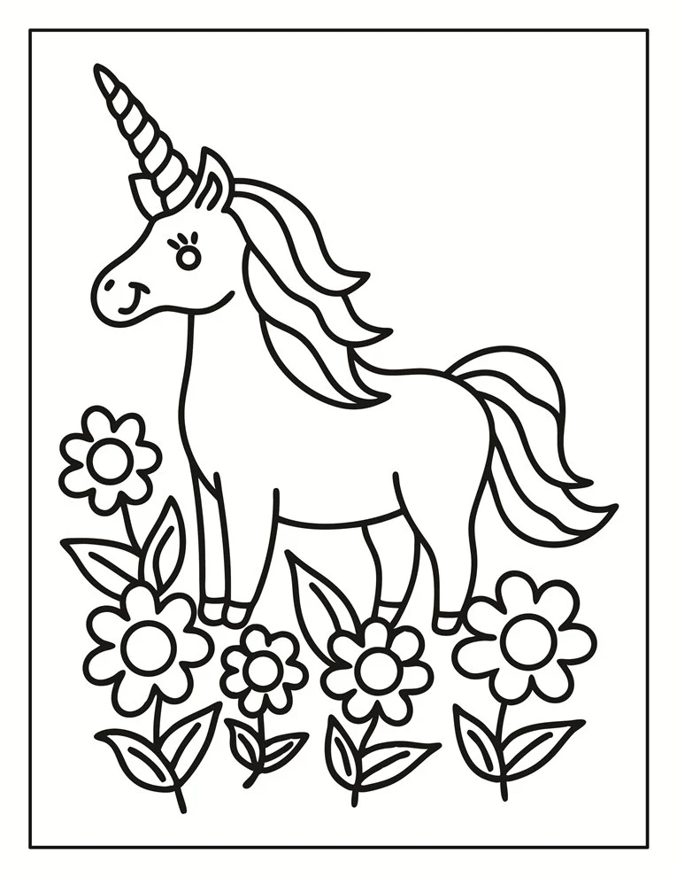 Desenhos de Unicórnios para colorir 141