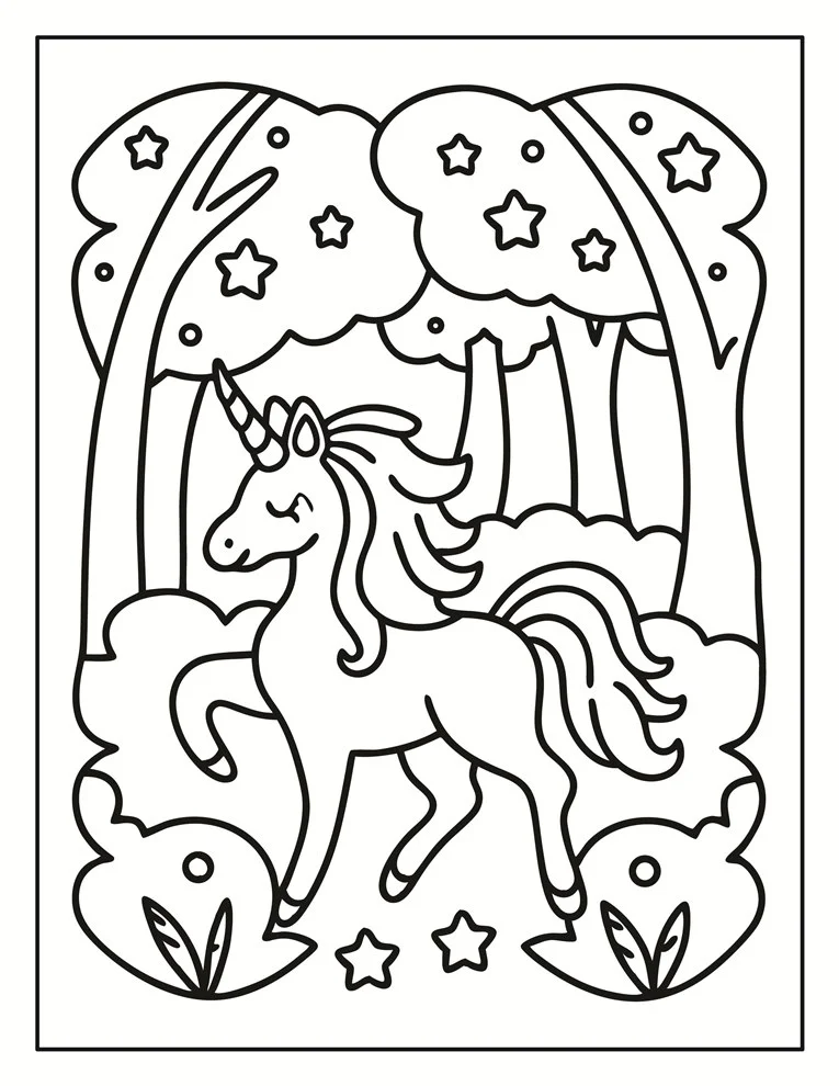Desenhos de Unicórnios para colorir 145