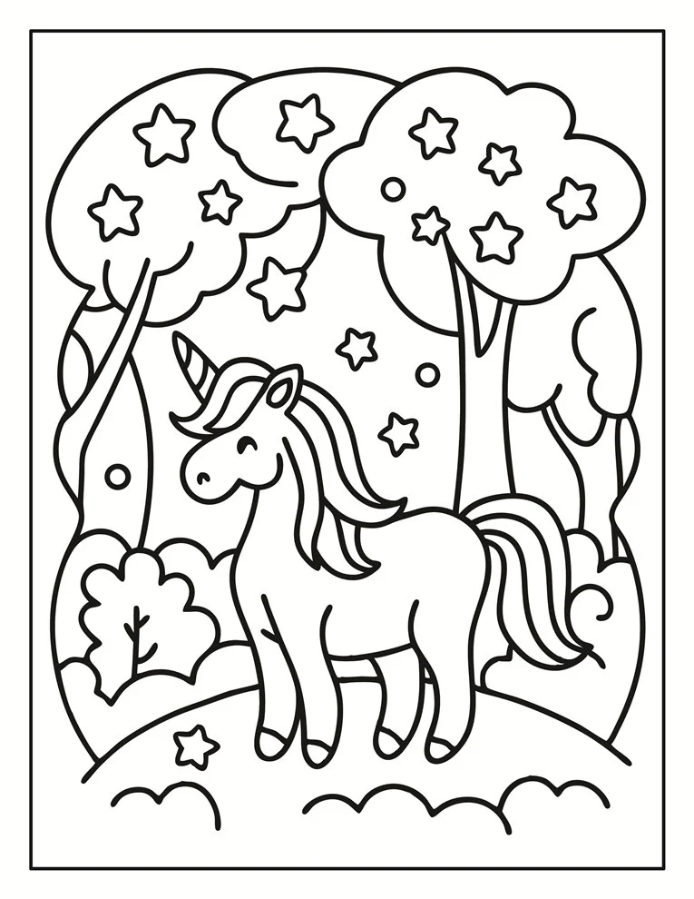 Desenhos de Unicórnios para colorir 148