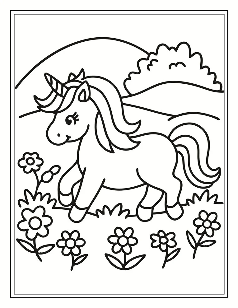 Desenhos de Unicórnios para colorir 150