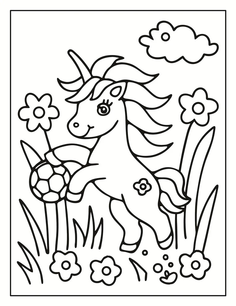 Desenhos de Unicórnios para colorir 154