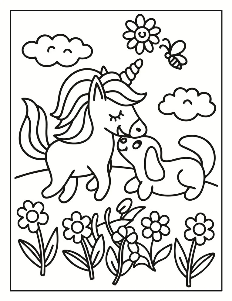 Desenhos de Unicórnios para colorir 155
