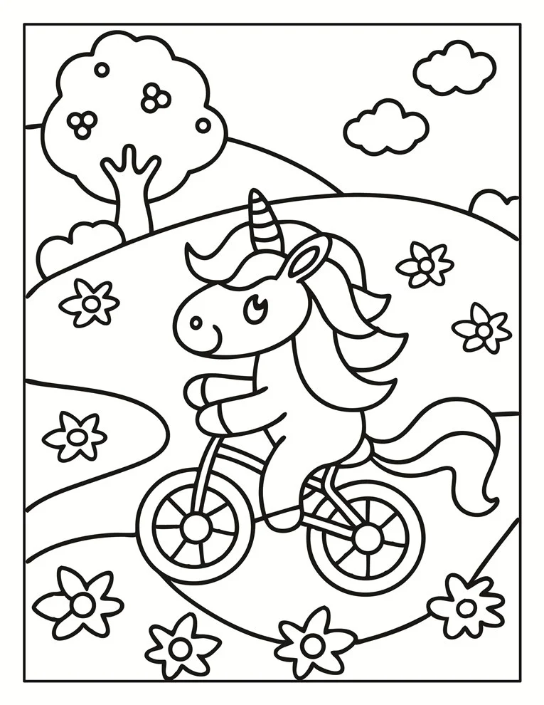 Desenhos de Unicórnios para colorir 158