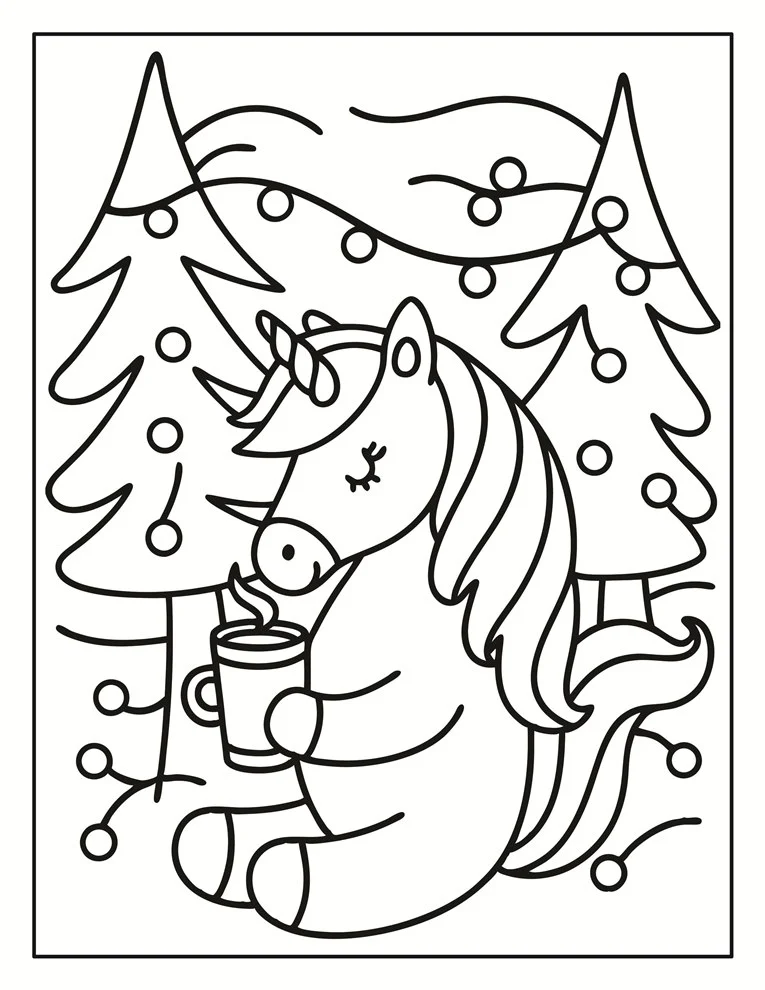 Desenhos de Unicórnios para colorir 161