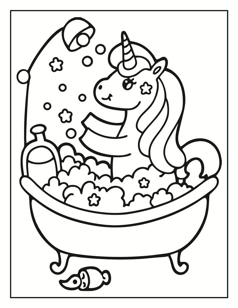 Desenhos de Unicórnios para colorir 164