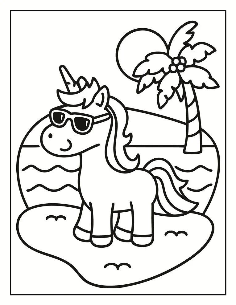 Desenhos de Unicórnios para colorir 167