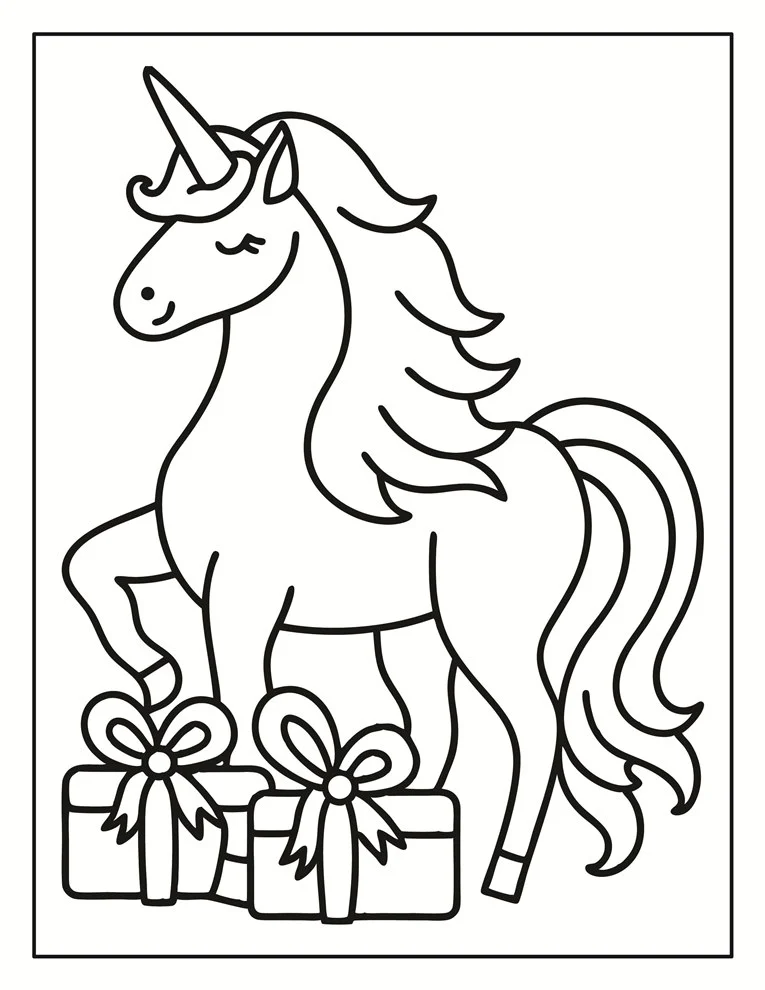 Desenhos de Unicórnios para colorir 169