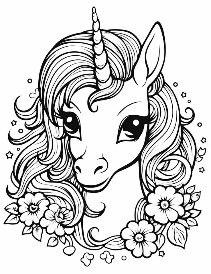 Desenhos de Unicórnios para colorir 28