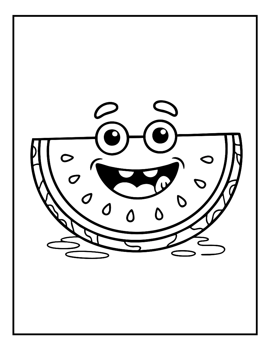 Desenhos de Vegetais e Frutas para colorir 10