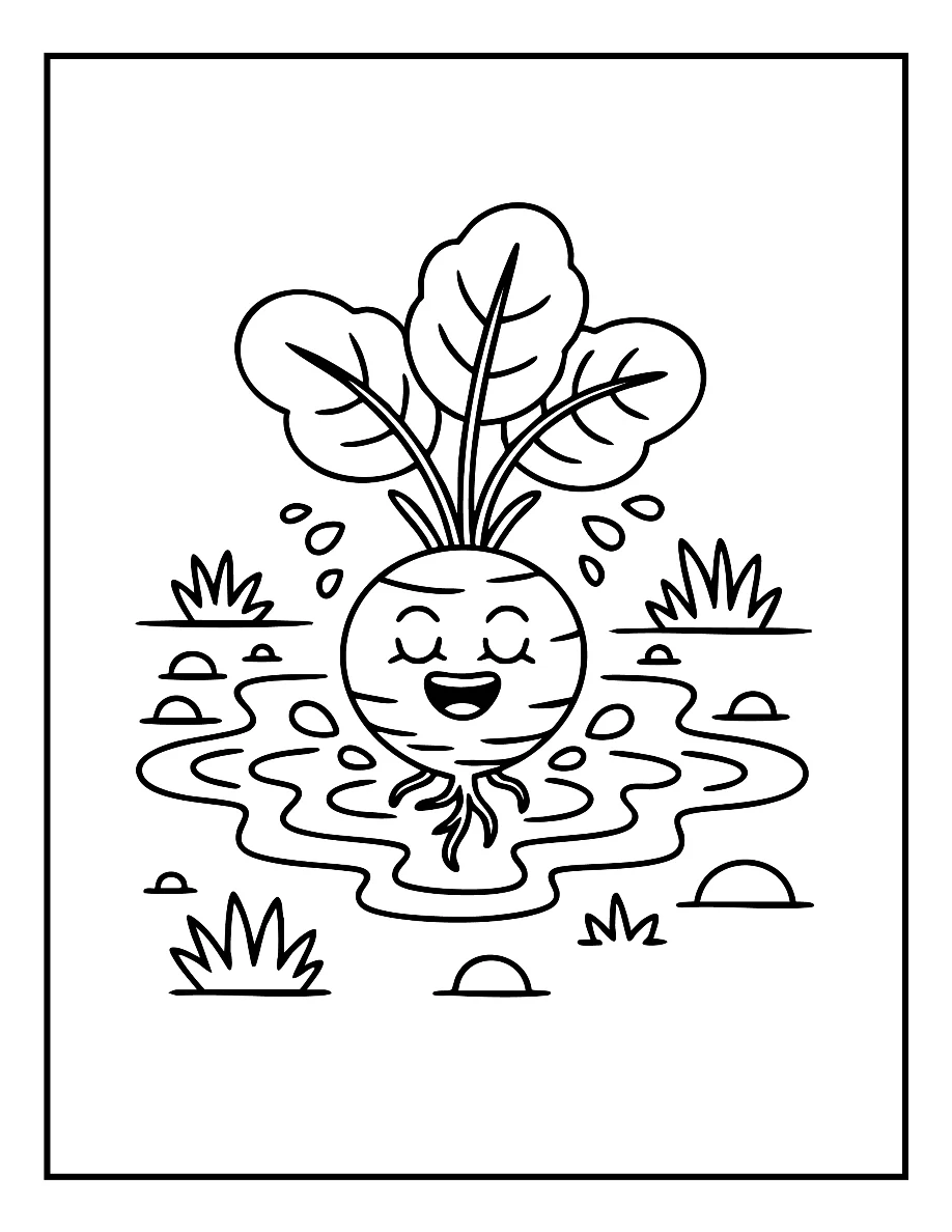Desenhos de Vegetais e Frutas para colorir 11