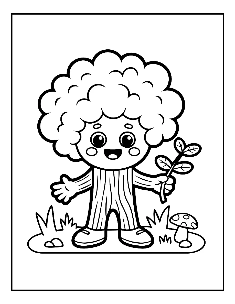Desenhos de Vegetais e Frutas para colorir 15