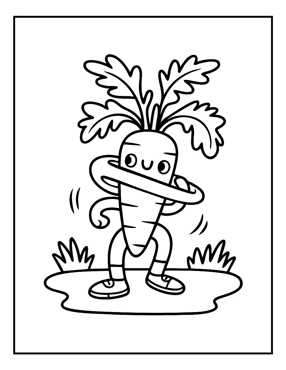 Desenhos de Vegetais e Frutas para colorir 19