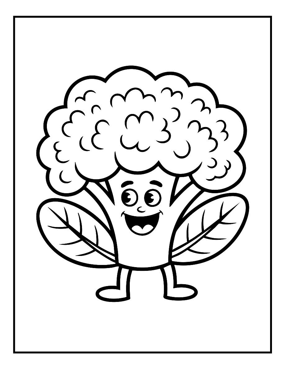 Desenhos de Vegetais e Frutas para colorir 2