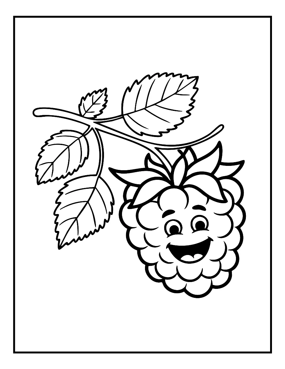 Desenhos de Vegetais e Frutas para colorir 25