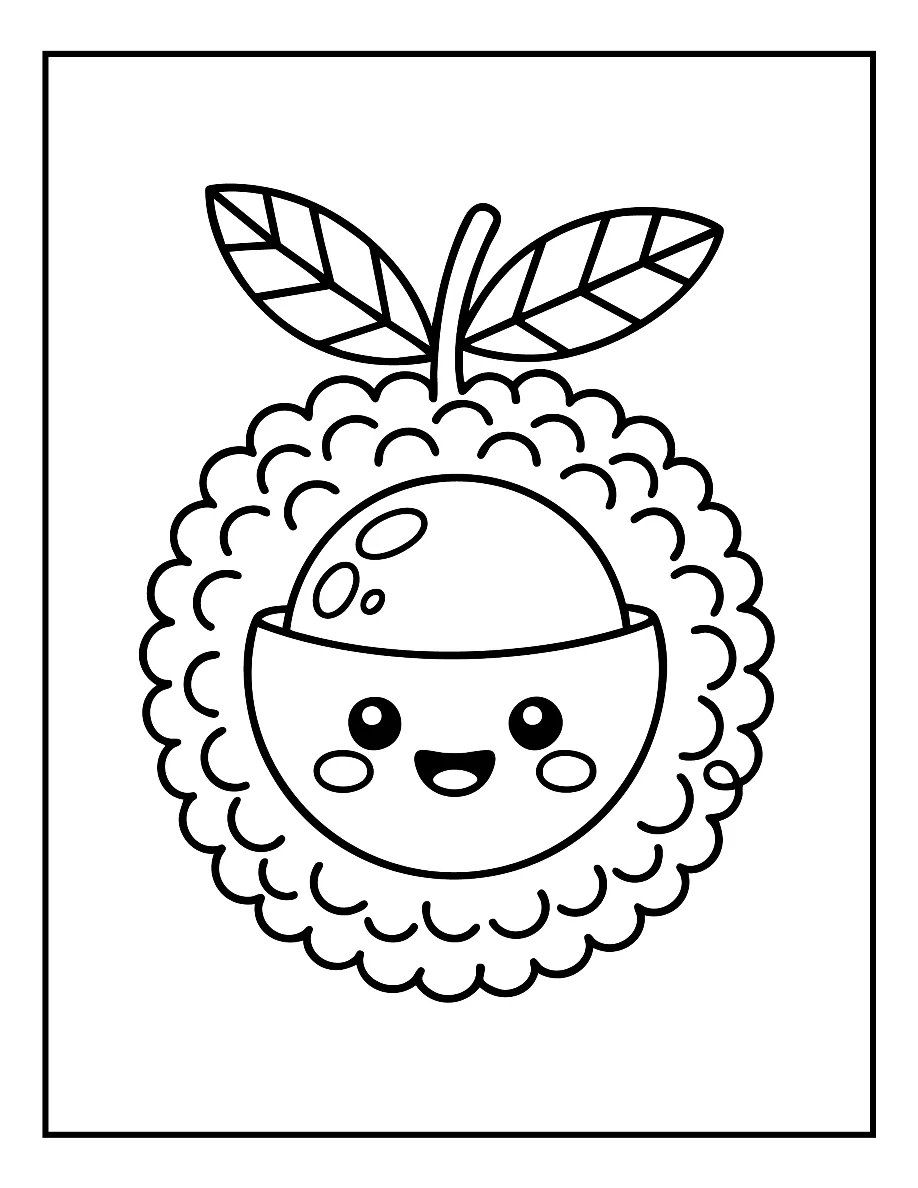 Desenhos de Vegetais e Frutas para colorir 26