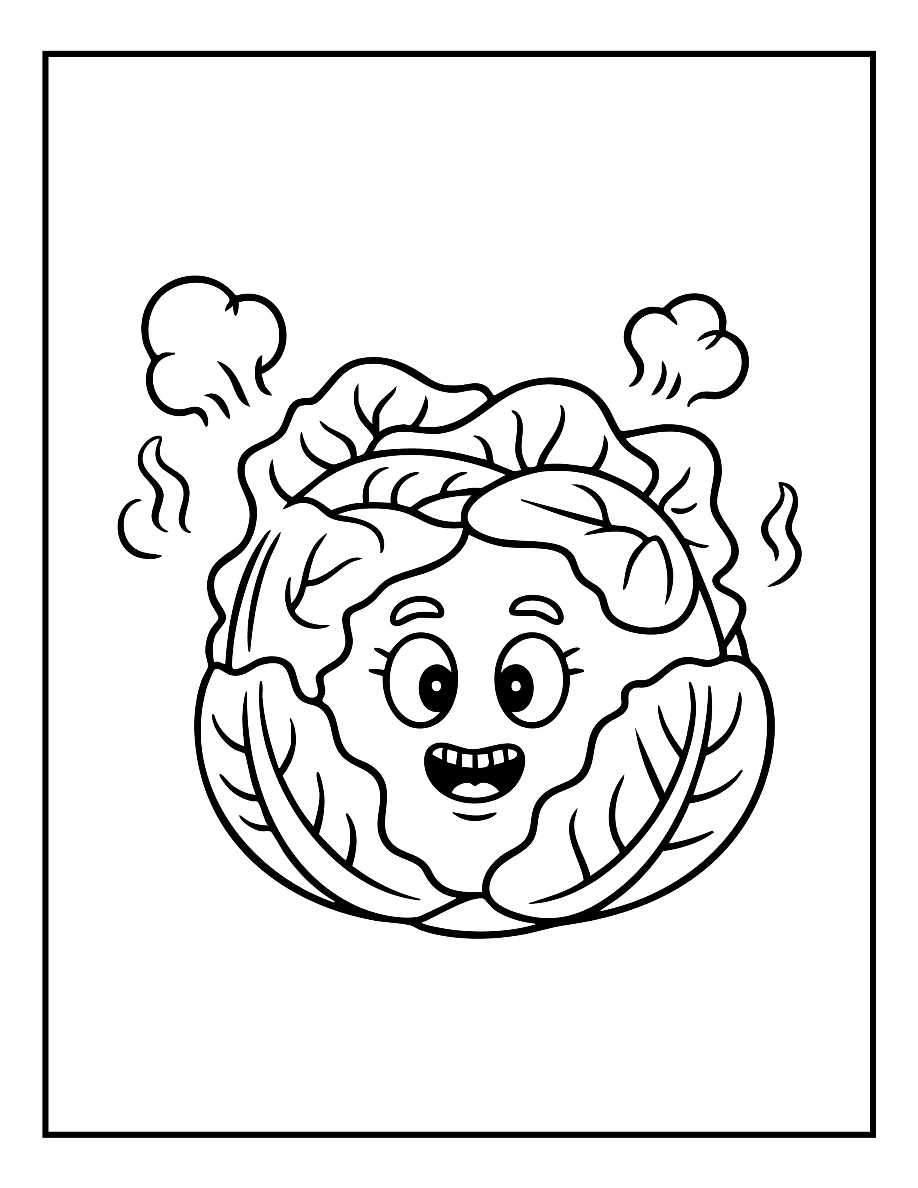 Desenhos de Vegetais e Frutas para colorir 3