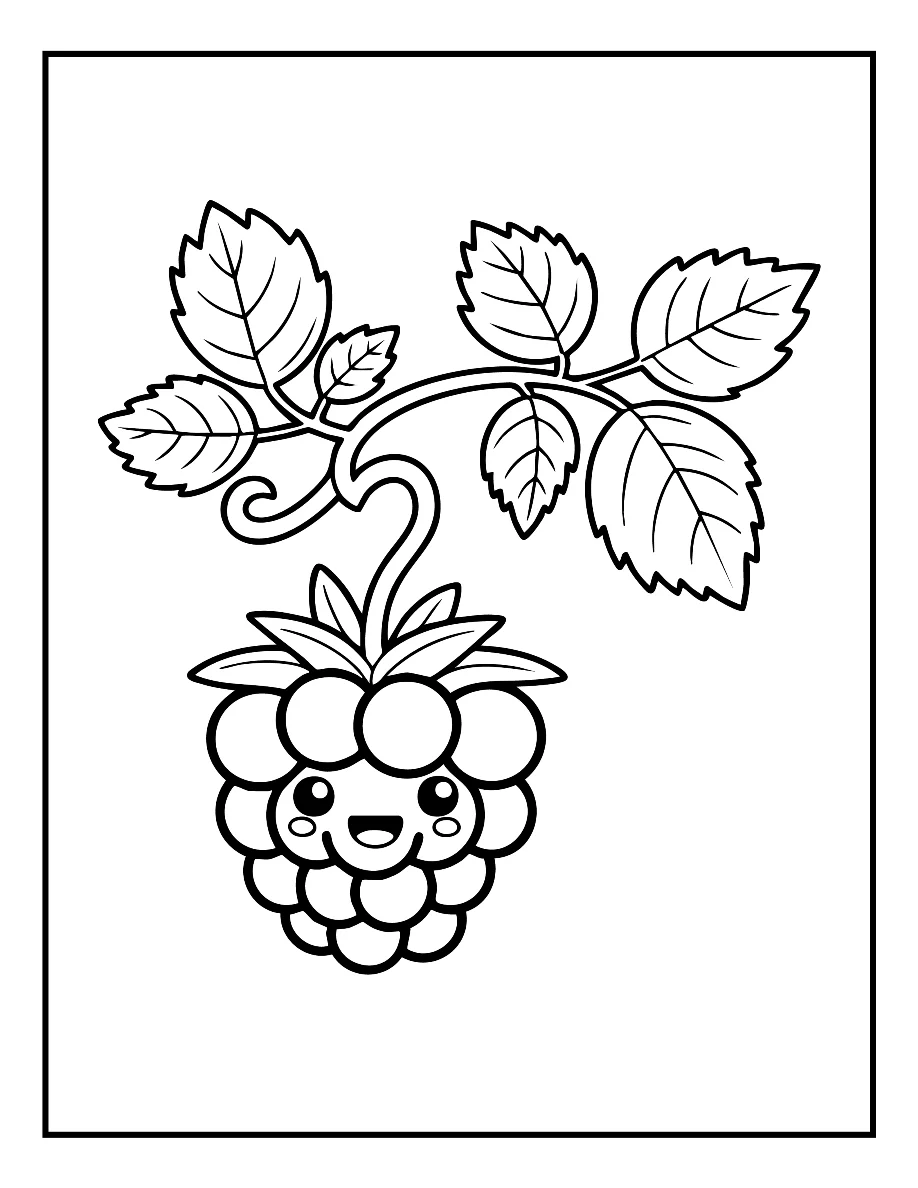 Desenhos de Vegetais e Frutas para colorir 30