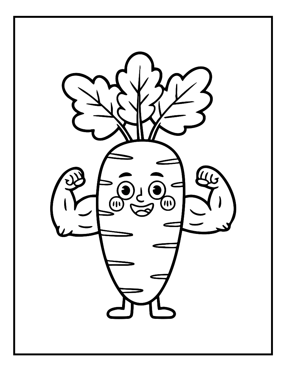 Desenhos de Vegetais e Frutas para colorir 31