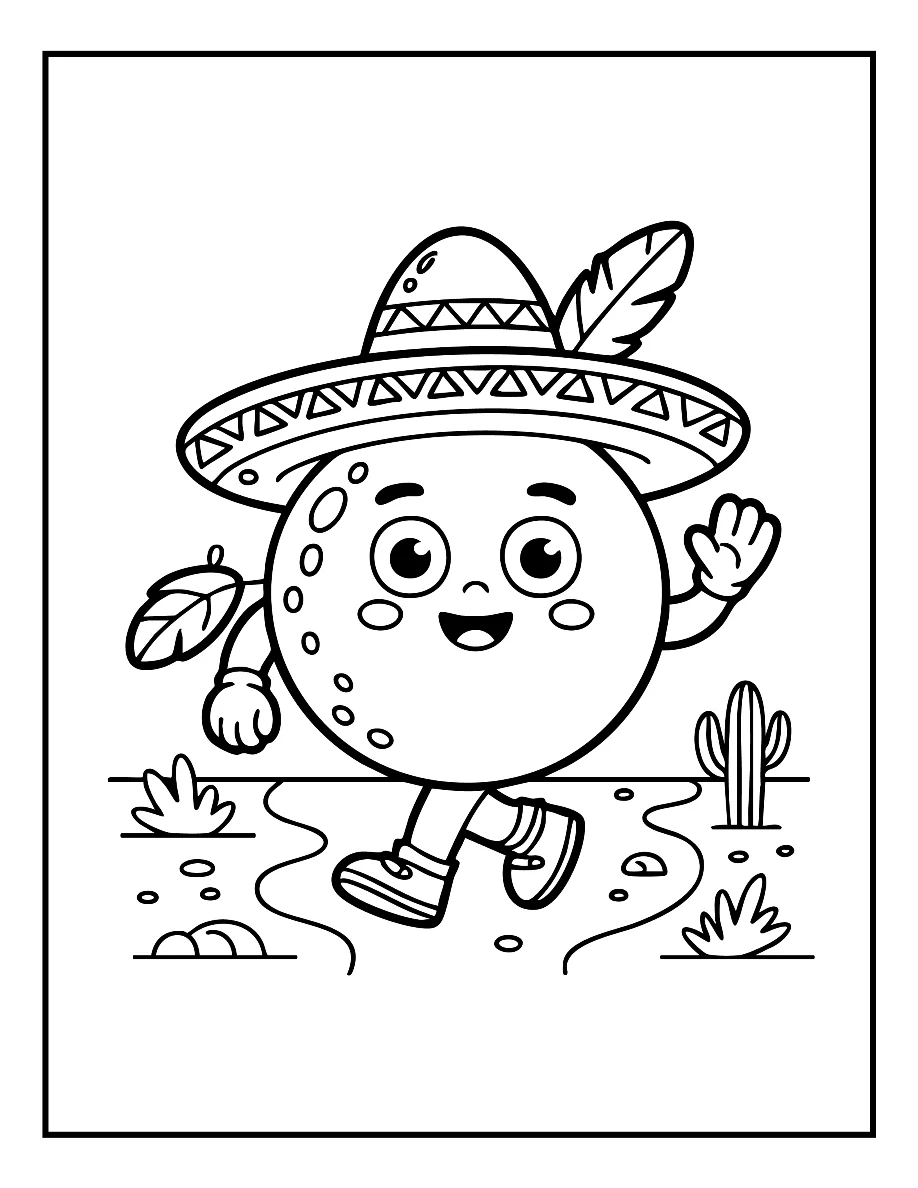 Desenhos de Vegetais e Frutas para colorir 32