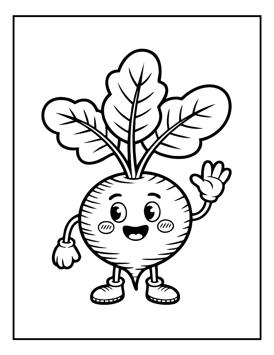 Desenhos de Vegetais e Frutas para colorir 38