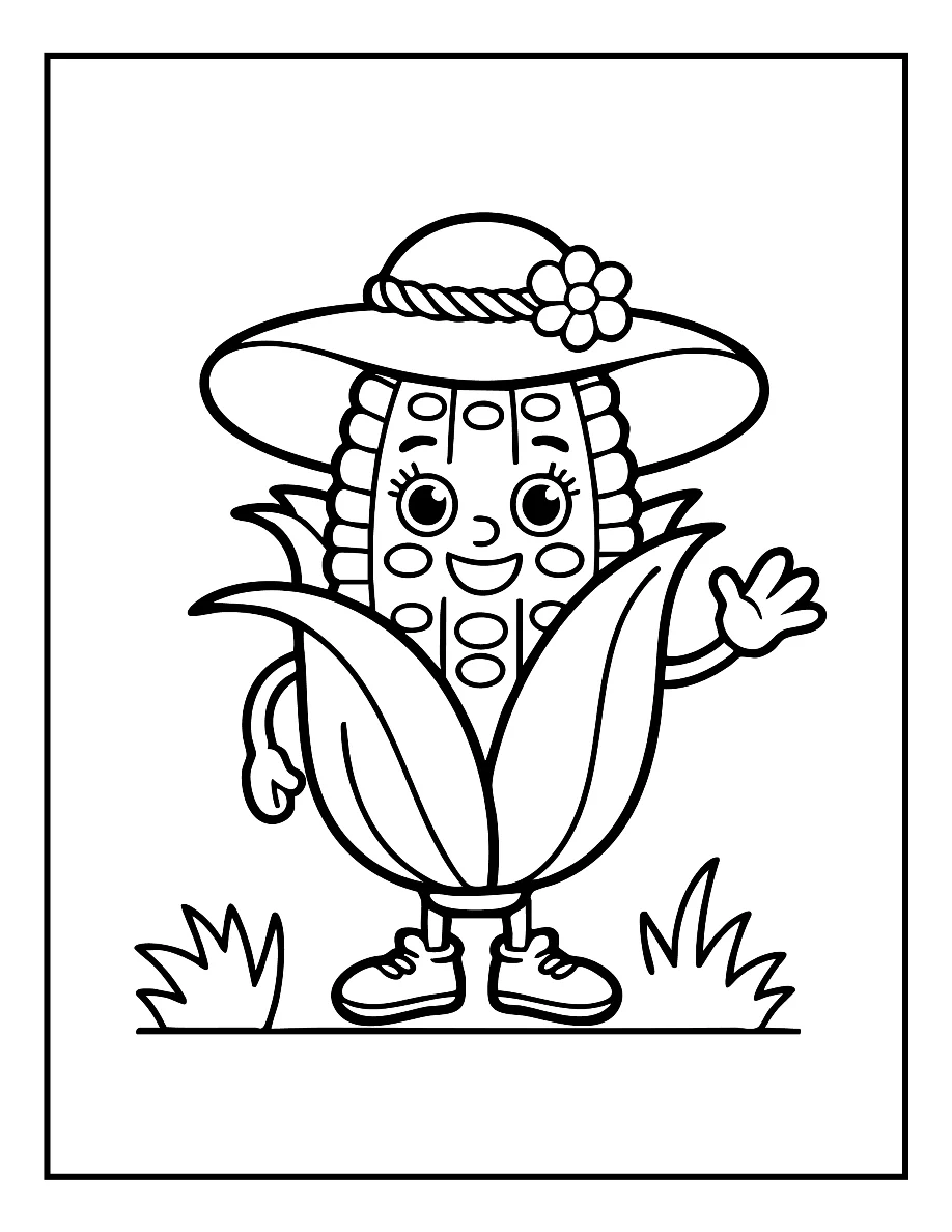 Desenhos de Vegetais e Frutas para colorir 39