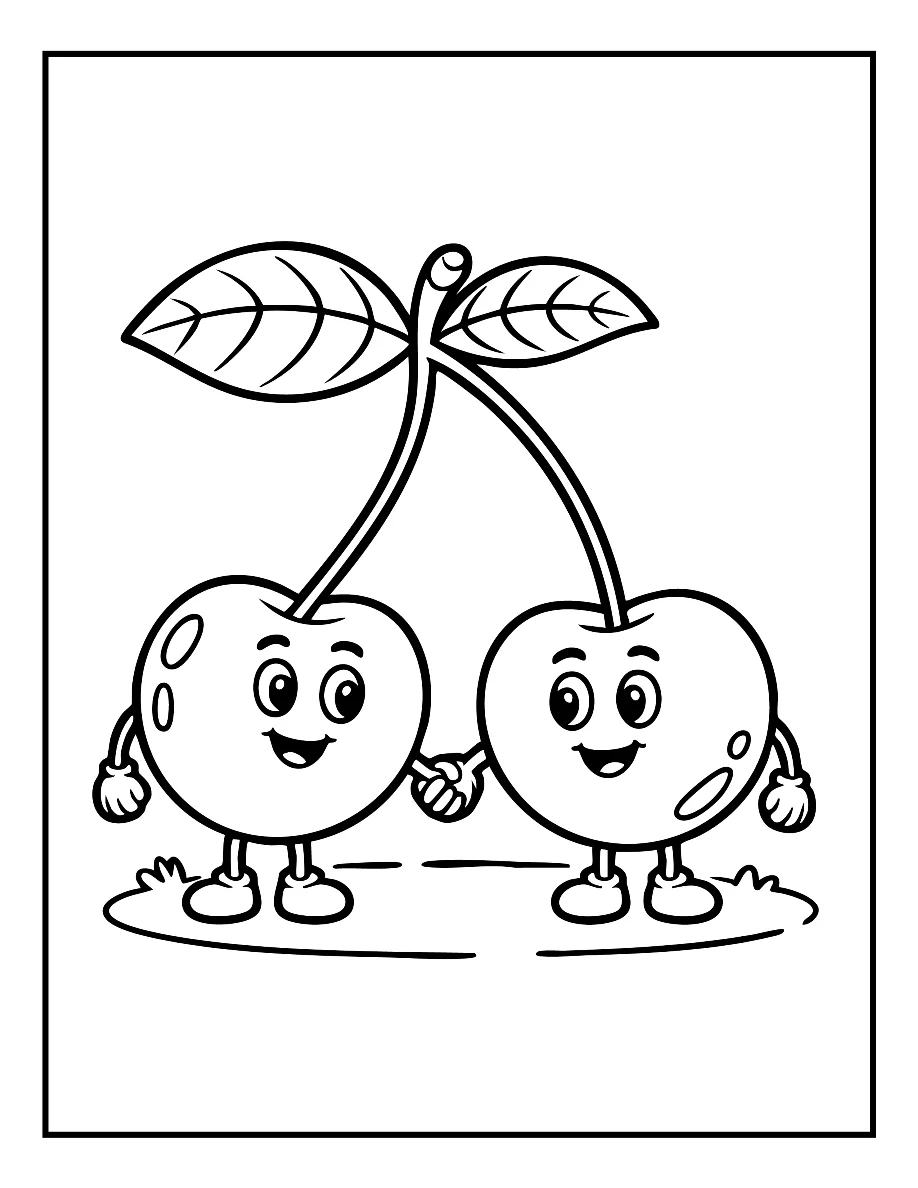 Desenhos de Vegetais e Frutas para colorir 40