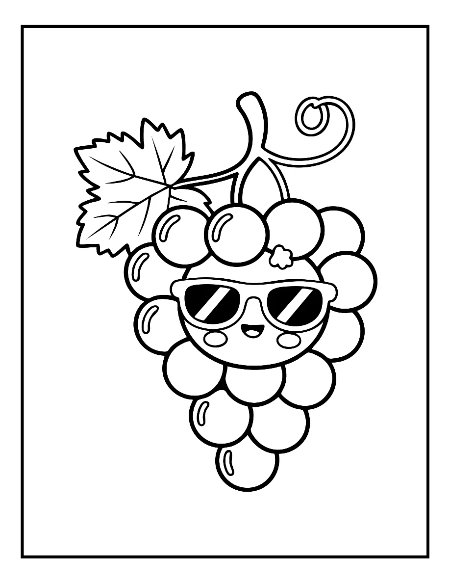 Desenhos de Vegetais e Frutas para colorir 44