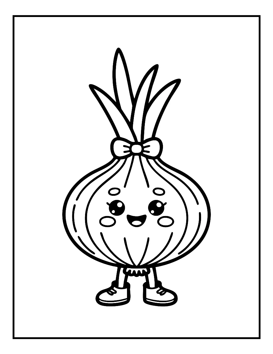 Desenhos de Vegetais e Frutas para colorir 48